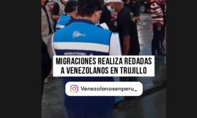 Migracion colombia haciendo redada