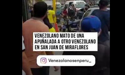 Venezolano mata a otro venezolano en San Juan de Miraflores