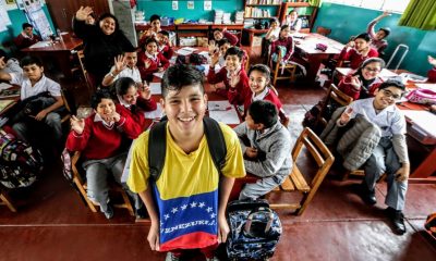 Niños Venezolanos en el colegio